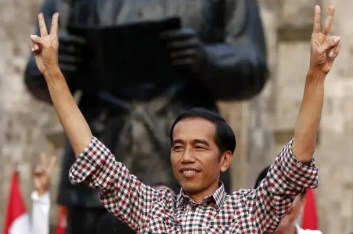 Jokowi a annoncé sa victoire dans la présidentielle indonésienne, mais son adversaire lui conteste.
