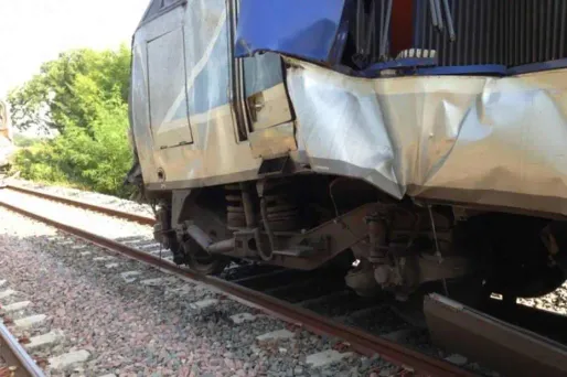 La collusion a eu lieu sur la ligne  Pau-Bayonne.