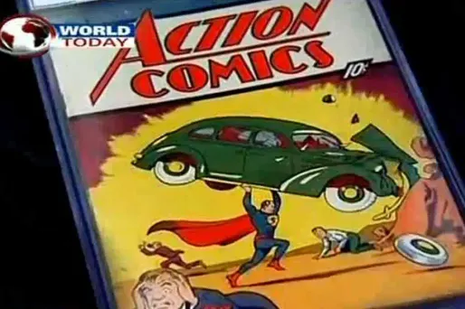 Le tout premier album de Superman va être mis en vente.