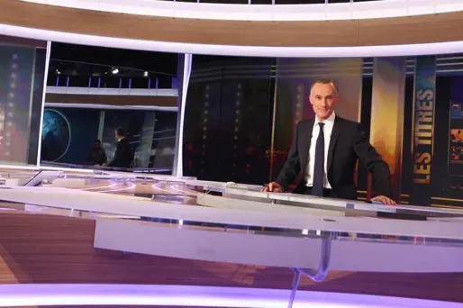 Gilles Bouleau, le visage du 20h de TF1.