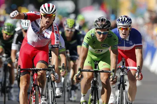Tour de France : Kristoff bat Sagan au sprint