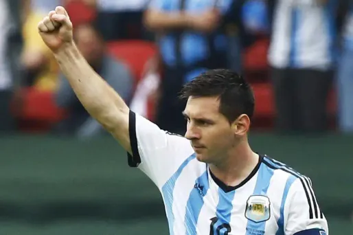 Messi a inscrit deux buts face au Nigeria.