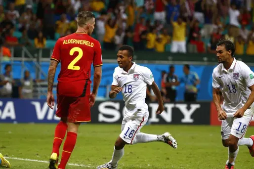 Julian Green, au centre, est le plus jeune buteur de l'histoire de la Coupe du monde.