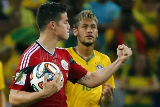 James Rodriguez et l'insecte géant