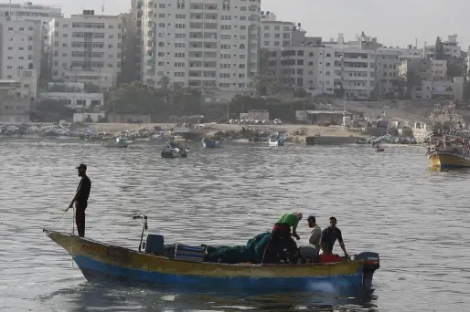 Les pêcheurs de Gaza veulent travailler plus loin