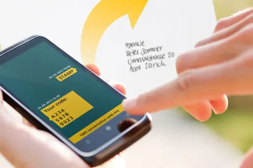 La Poste helvétique a validé le principe du timbre par SMS.