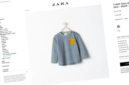 Zara retire son t-shirt polémique avec l'étoile jaune