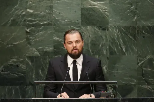Leonardo DiCaprio a été nommé "messager de paix" de l'ONU pour le climat.