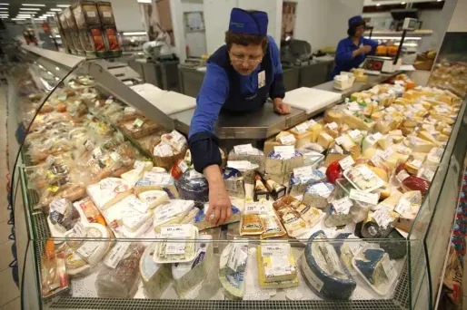 Un supermarché russe.