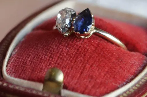 La bague de fiançailles offerte par Bonaparte à Joséphine.