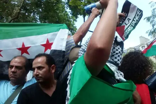 Des manifestants lors du dernier rassemblement non-autorisé à Paris