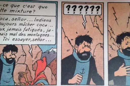 Ce jour où le capitaine Haddock a pris de la drogue