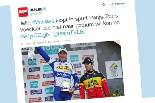 Cyclisme : Voeckler zappe le podium et perd sa prime
