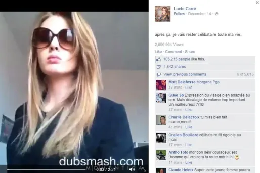 Dubsmash : la star française a 16 ans et s’appelle Lucie