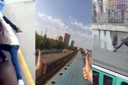 Le "RER surfing", cette pratique à risque qui arrive en France