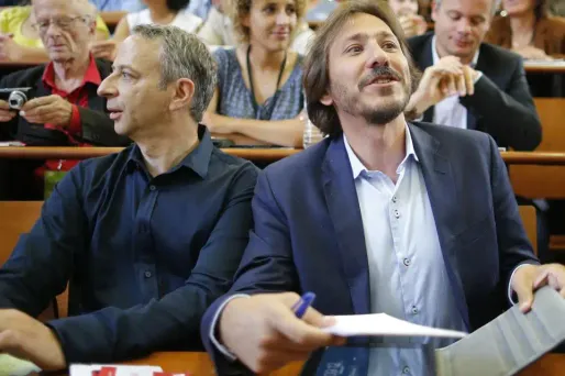 Jérôme Guedj et Laurent Baumel, deux députés frondeurs.