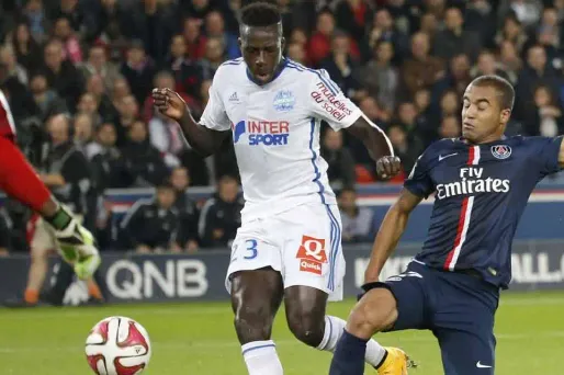Lucas a ouvert le score face à l'OM grâce à un tacle plein d'à-propos face à Mendy.