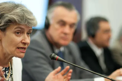 Irina Bokova, directrice générale de l'UNESCO, invitée d'Europe 1