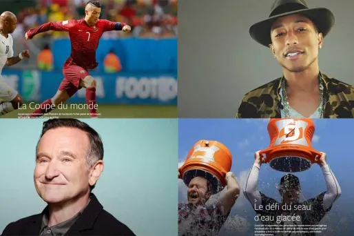 Les sujets les plus commentés sur Facebook en 2014 sont...