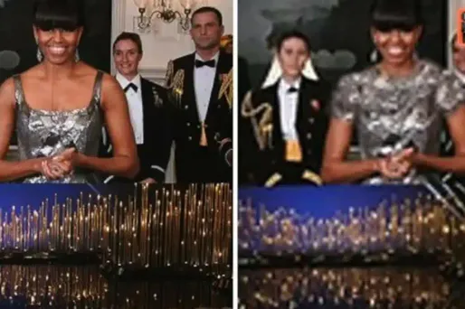 Michelle Obama "rhabillée" par les Mollahs