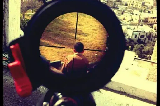 Cette image, publiée par un soldat israélien, a fait le tour du web.