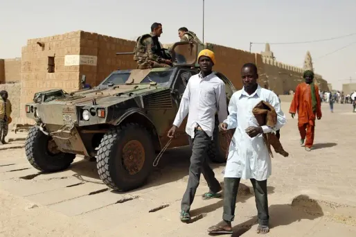 Tombouctou, ville classée au patrimoine mondial de l'Unesco, a été repris par l'armée française.