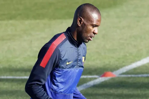 Eric Abidal a rejoué en match d'entraînement