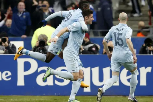 Franck Ribéry, auteur du troisième but, a été l'un des grands artisans de la victoire des Bleus.