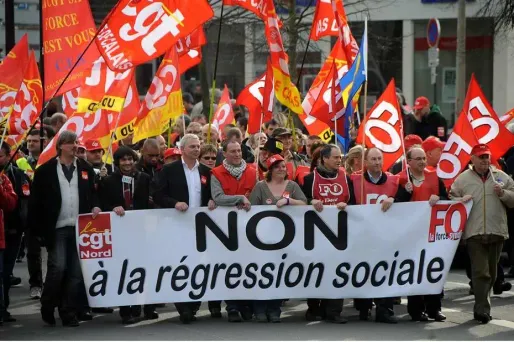 Ils manifestent contre l'accord "Medef- Cfdt"