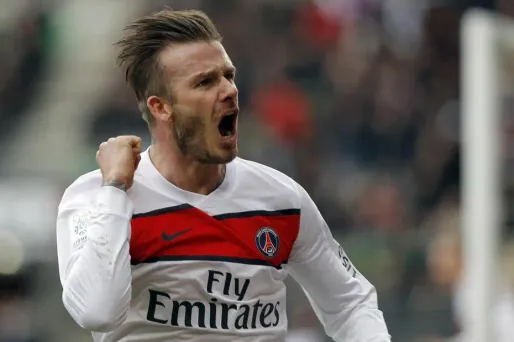 Beckham, élu joueur le plus sexy du PSG