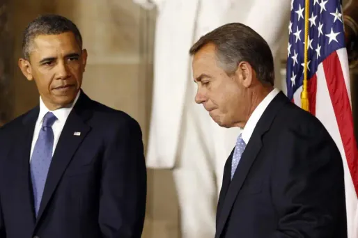 Barack Obama et John Boehner, le chef de file des républicains à la Chambre des représentants, se rencontrent vendredi.