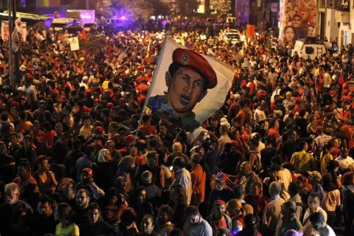 Les chavistes pleurent leur président