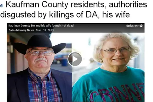 Du danger d’être procureur au Texas