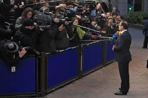 Les journalistes étrangers aussi vont scruter à la loupe la conférence de presse de François Hollande.