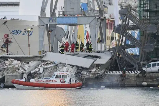 L'accident s'est produit vers 23h30 dans le port de Gênes.
