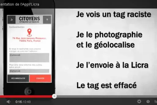 La Licra lance une appli anti-raciste