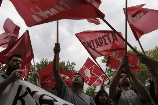 Les Grecs mobilisés pour leur télé publique