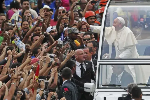 Le pape est à Rio pour les JMJ