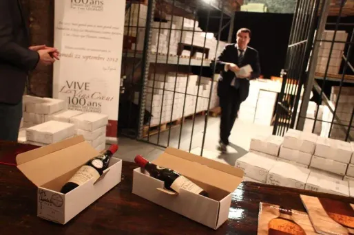 Les vins de l'Elysée vendus 718.000 euros