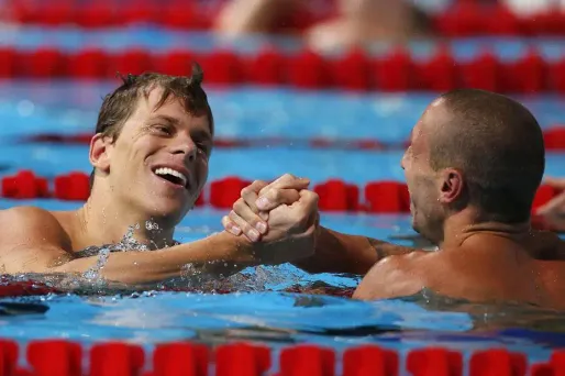 Natation : Cielo en or, Bousquet 3e