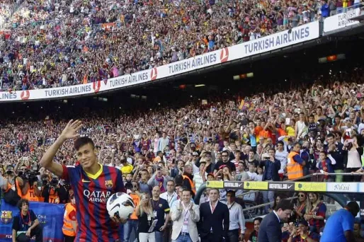 Neymar, le nouveau chouchou du Camp Nou