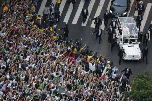Rio : visite papale sous haute sécurité