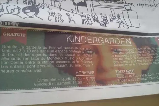 Une photo du petit Gregory utilisée pour… de la pub