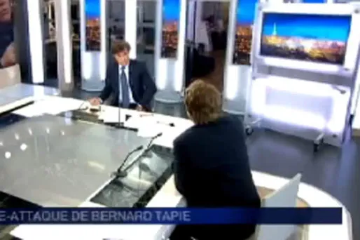 Tapie : "j’avais plus envie de sourire" raconte Pujadas