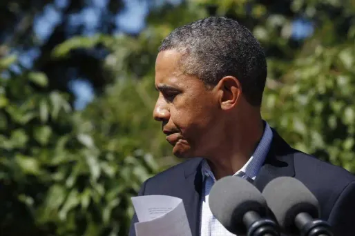 Obama n'est pas allé jusqu'à annoncer la suspension de l'aide militaire des Etats-Unis à l'Egypte, qui représente 1,3 milliard de dollars par an.