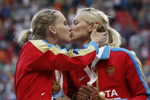 Russie : le baiser n'était pas gay