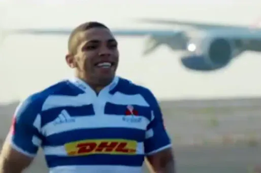 Bryan Habana défie... un Airbus A380