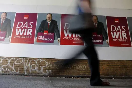 Les affiches électorales n'aiment pas la pluie