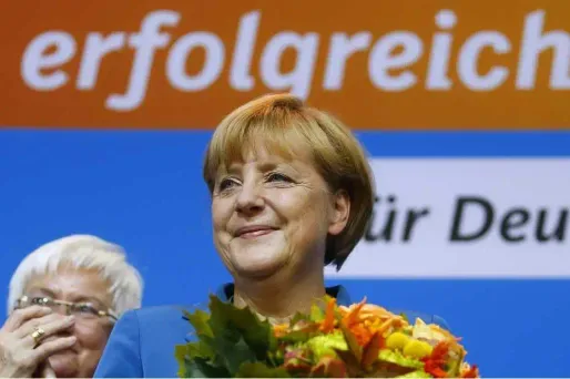 La CDU, le parti d'Angela Merkel, a rassemblé plus de 42 % des suffrages, selon les premiers sondages.