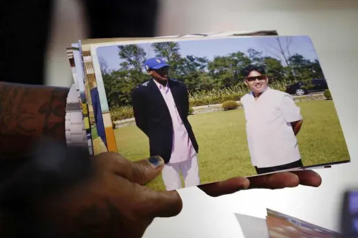 Les photos de vacances de Dennis Rodman avec Kim Jong-Un